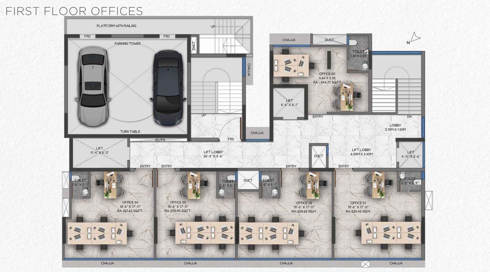 Mansarovar-first-floor-office