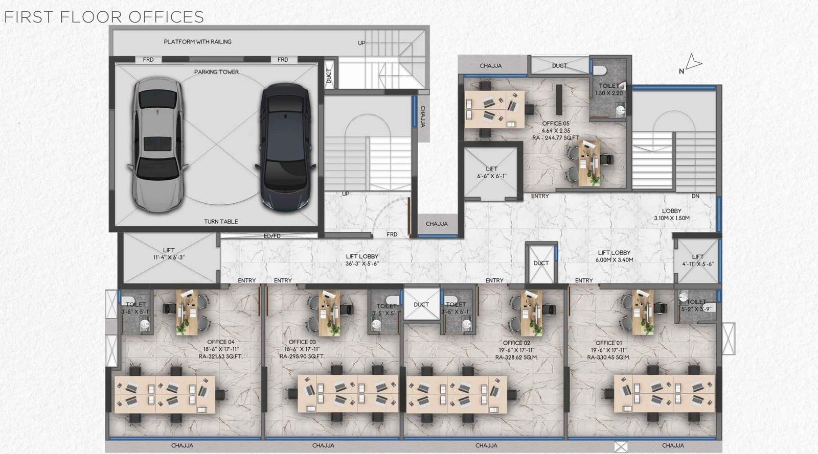 Mansarovar-first-floor-office