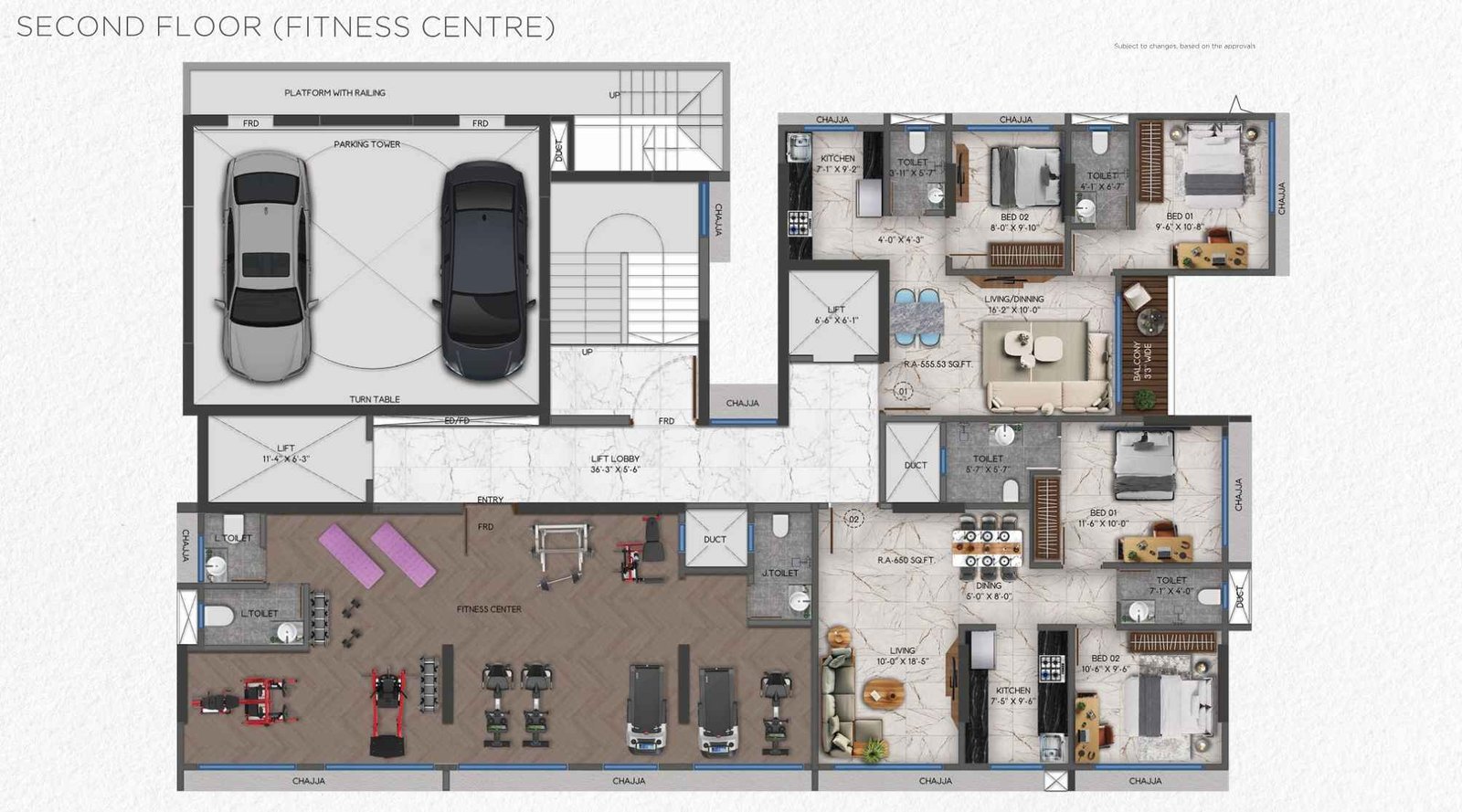Mansarovar-second-floor-fitness-centre